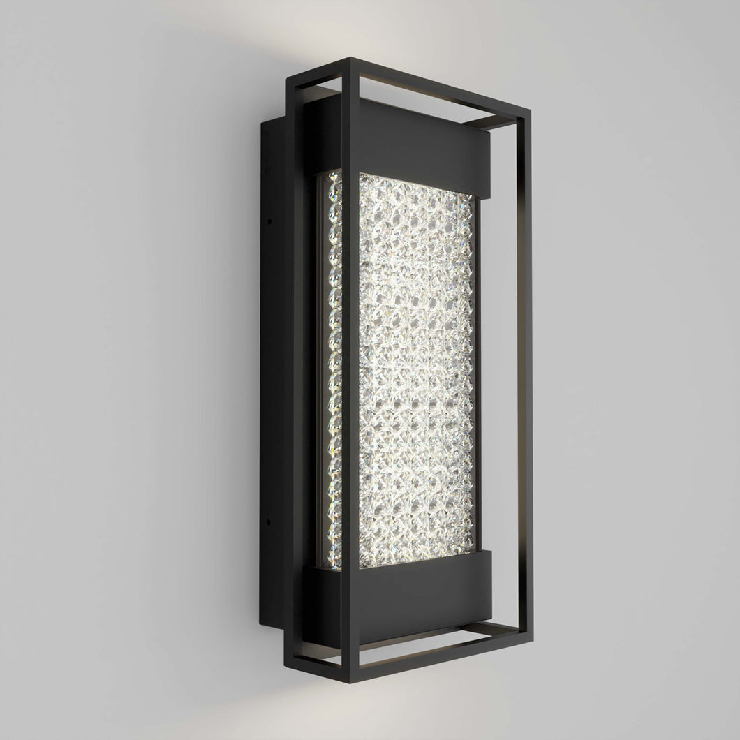 Glam Integrated LED Outdoor Light Black