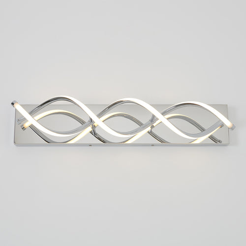 DNA modern LED vanity light chrome