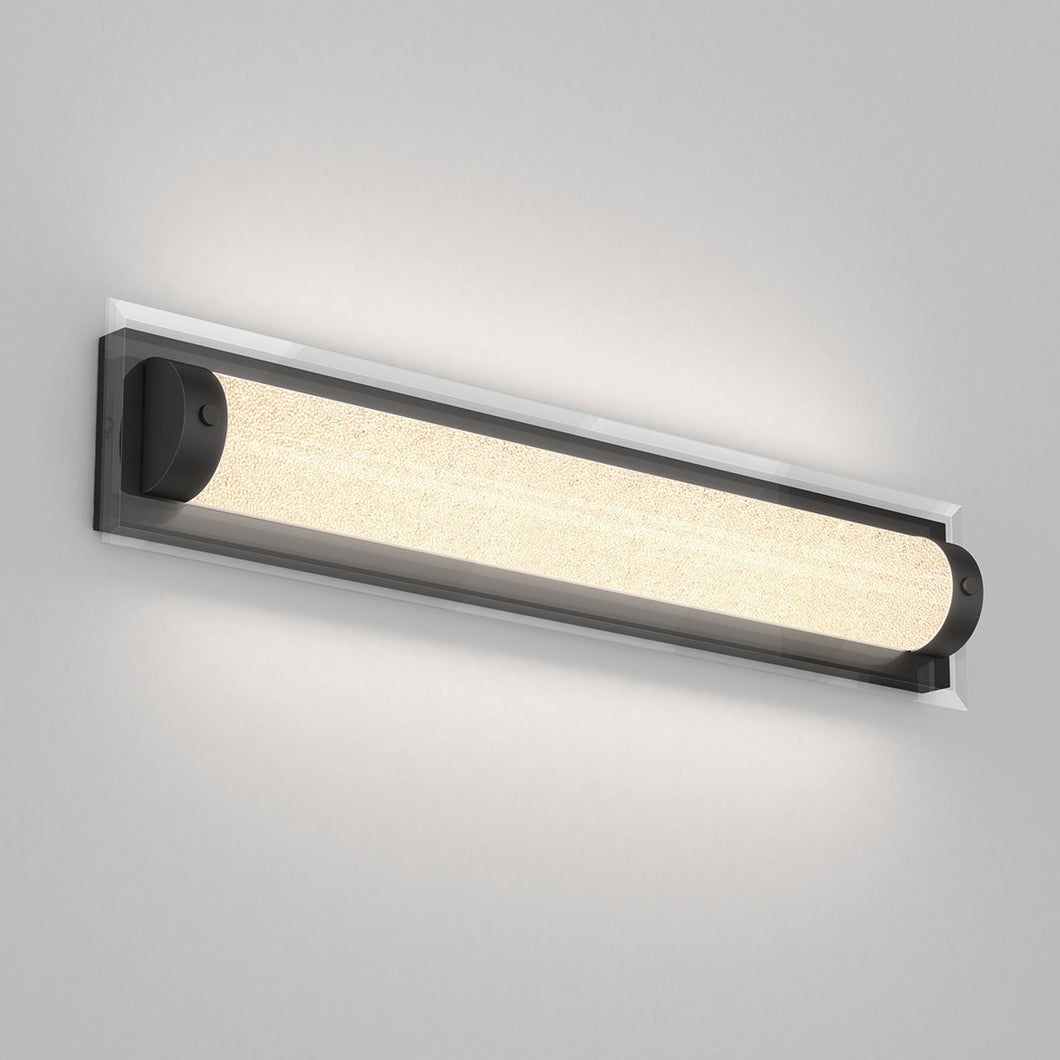 Glamour Integrated LED Vanity Light 3CCT Black