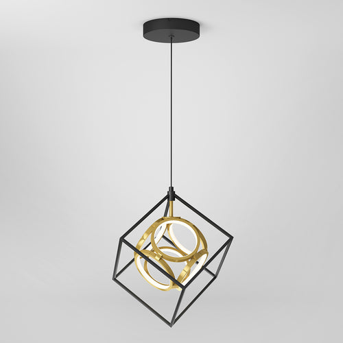 Mini Luxury LED pendant light black and gold