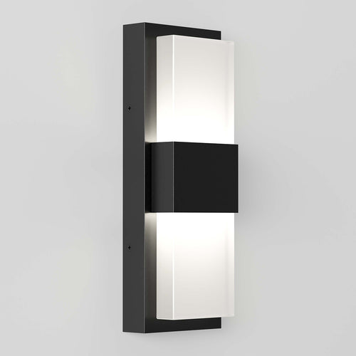 Mazza Frosted Integrated LED Outdoor Light Black
