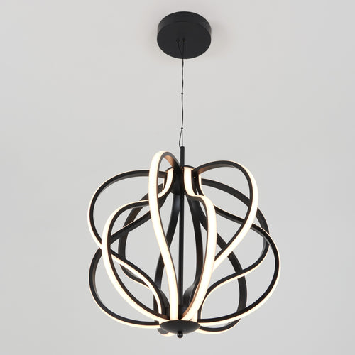 Meridian Integrated LED Pendant Light Black