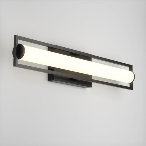 Rialto modern LED vanity light 3 CCT Black