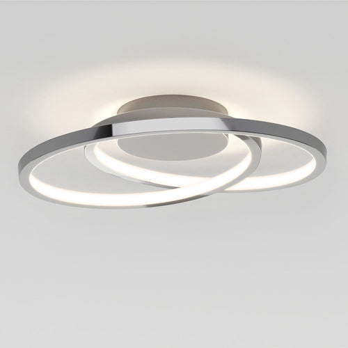 Salto Integrated LED Flush Mount Chrome
