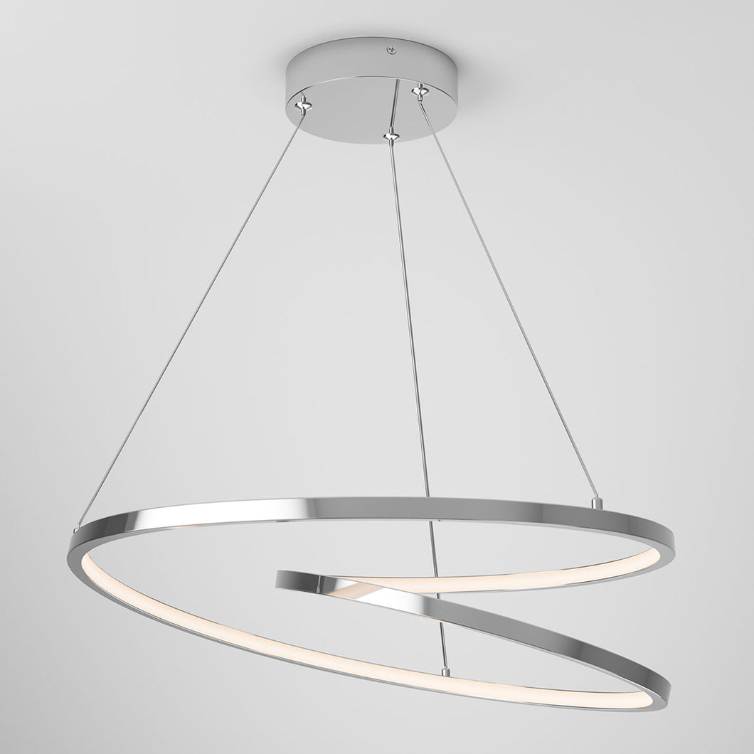 Salto Integrated LED Pendant Light Chrome