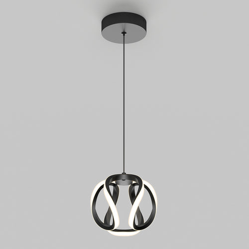 Vivaldi Integrated LED Pendant Light 3CCT Black
