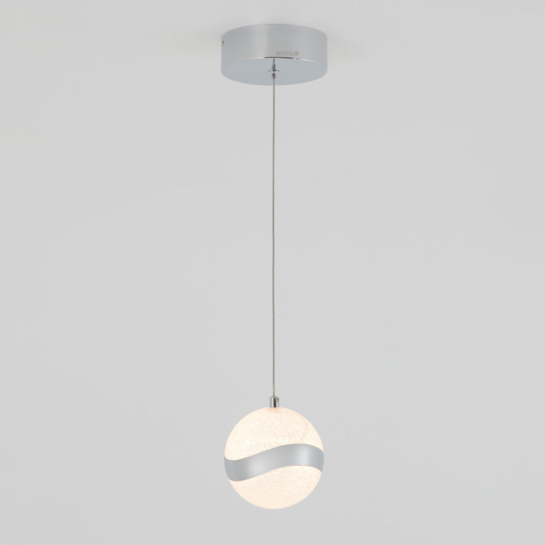 Wavey Integrated LED Pendant Light